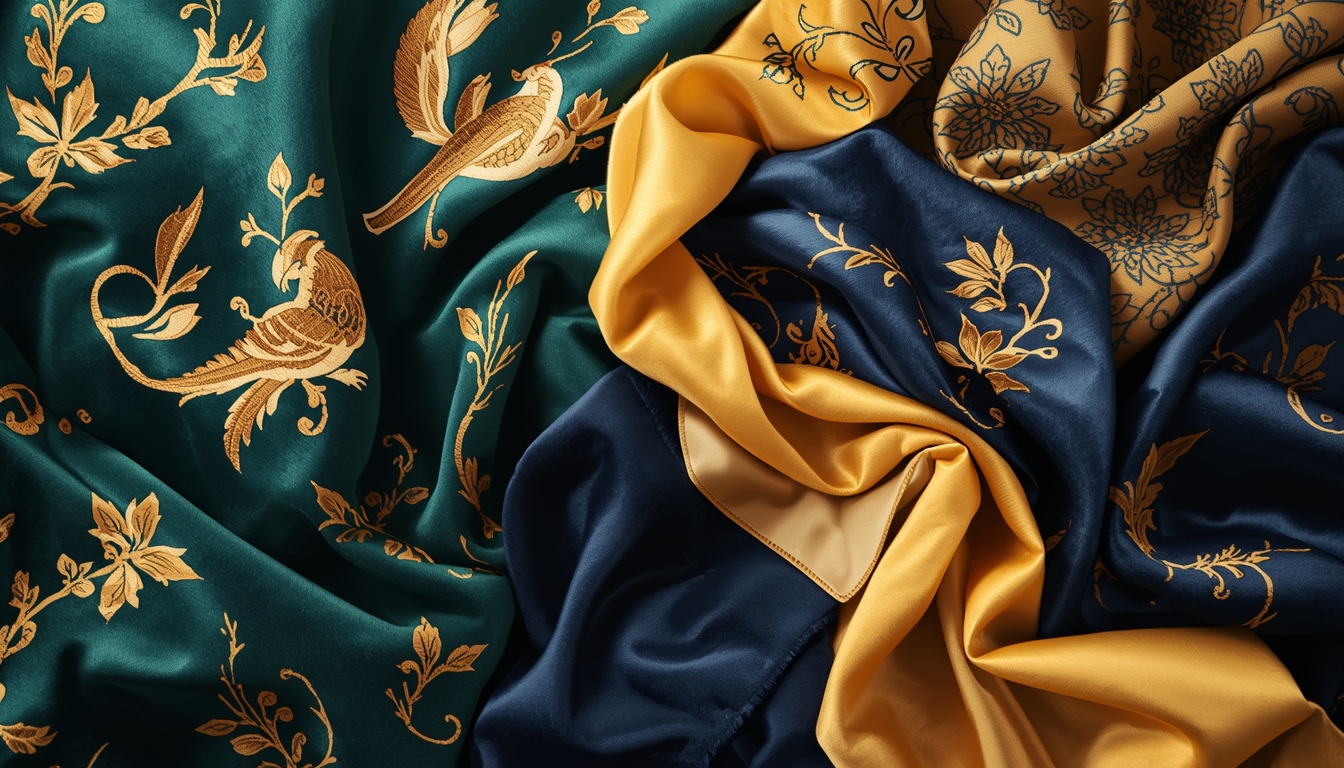 Luxury textile decor and fabrics