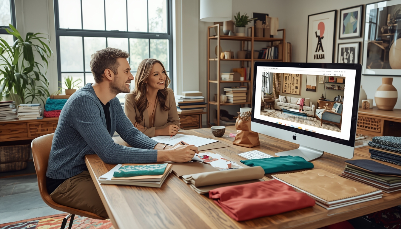 Custom design consultation for home textiles